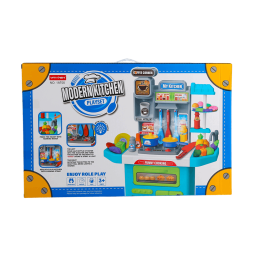 Modern Kitchen Play Set - Blue